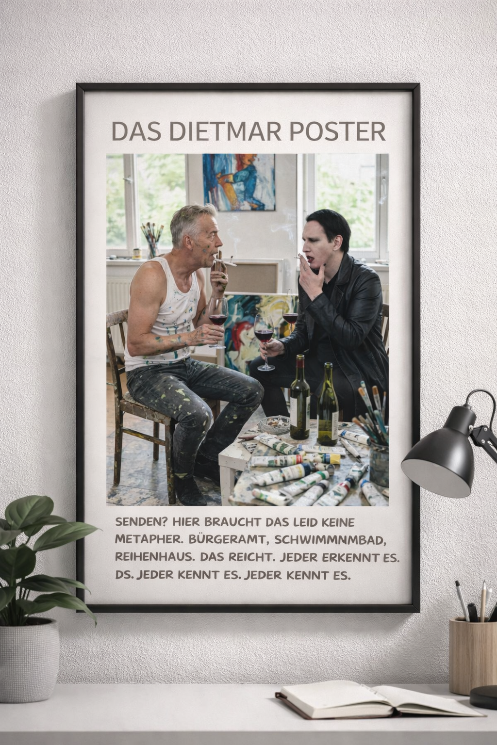 Das Dietmar Poster #1 – Mathis bunte Bilder Mockup